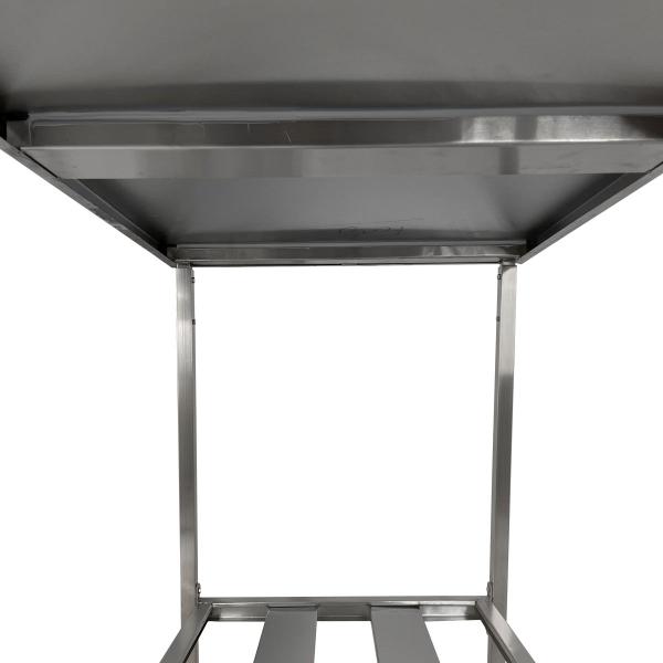 Imagem de Mesa Aço Inox Profissional 100x60x90 cm Nortinox