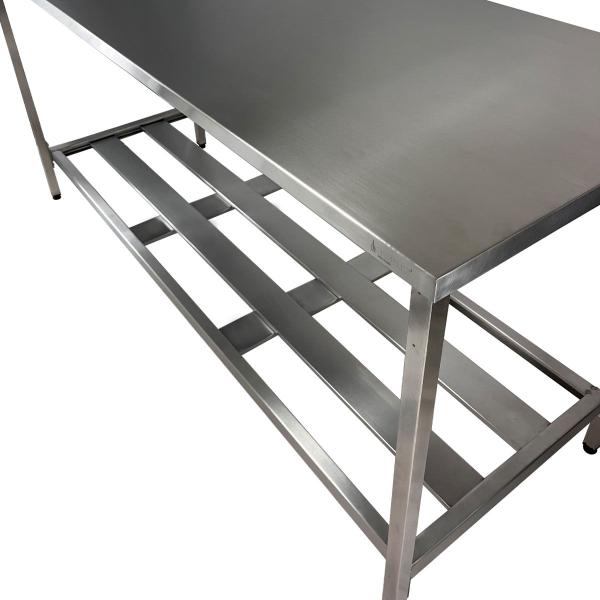 Imagem de Mesa Aço Inox Profissional 150x60x90 cm Nortinox