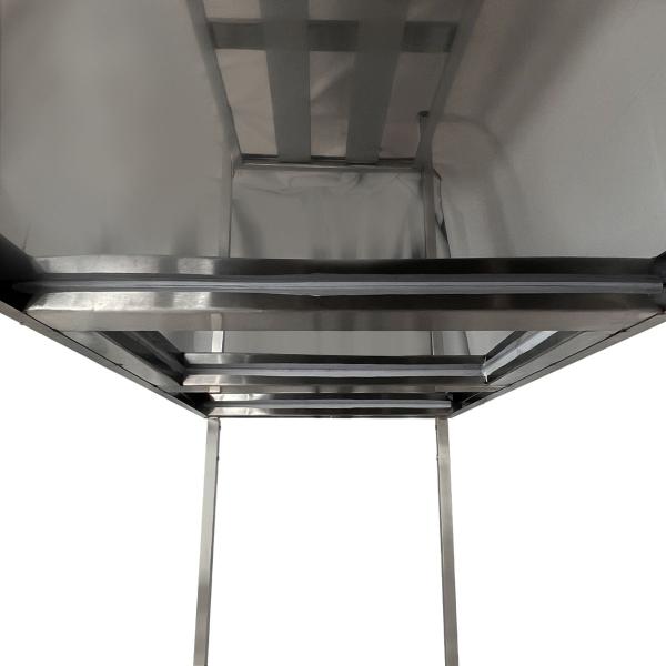 Mesa Aço Inox Profissional 190x70x90 cm Nortinox Imagem de Mesa Aço Inox Profissional 190x70x90 cm Nortinox