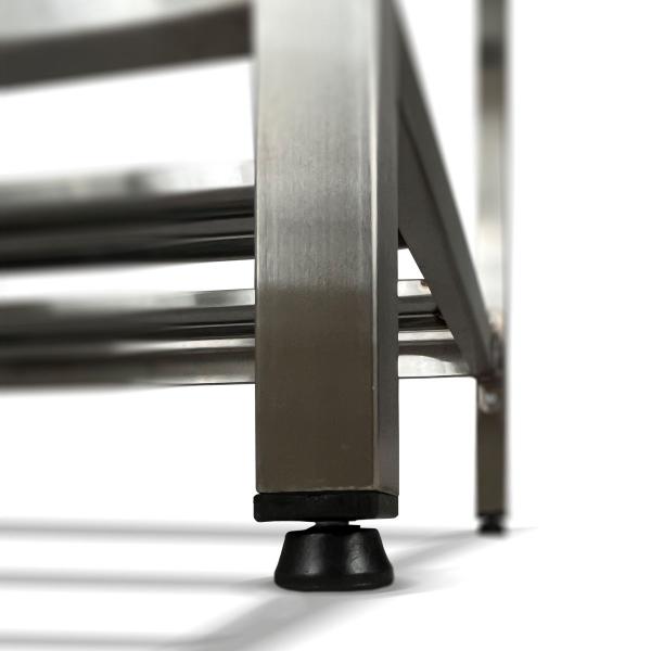 Mesa Aço Inox Profissional 190x70x90 cm Nortinox Imagem de Mesa Aço Inox Profissional 190x70x90 cm Nortinox