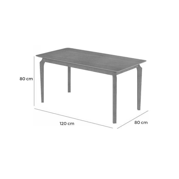 Imagem de Mesa Alegra 12080 SEM Vidro JCM Cor Cinamomo