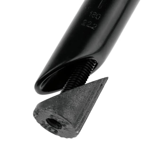 Imagem de Mesa Alumínio 22.2mm Para Caloi Monark Peugeot 10 Preto Fosco