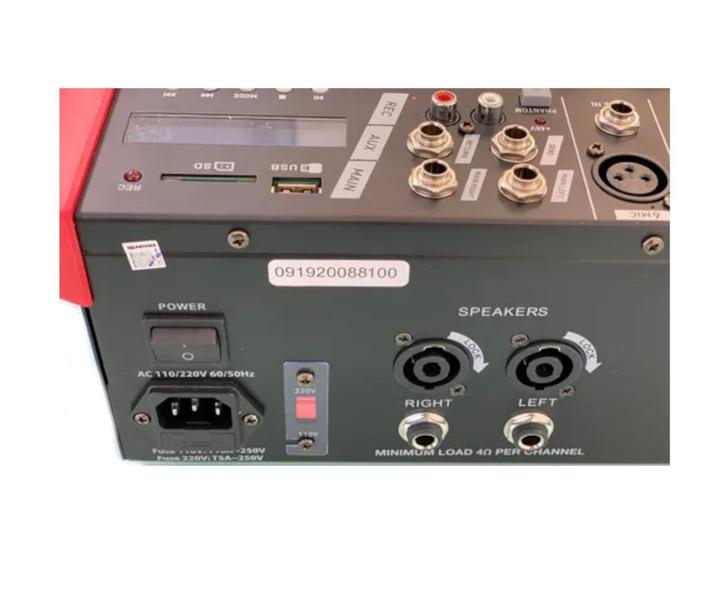 Imagem de Mesa amplificada soundvoice 6 canais ef-eq ma630x