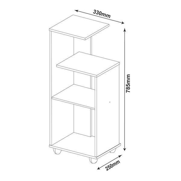 Imagem de Mesa Apoio  Bis Cor Branco - Artery