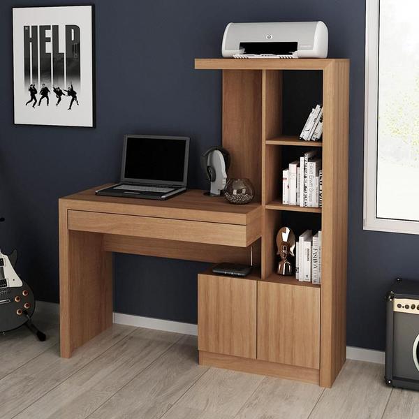 Imagem de Mesa Armário e Estante Home Office ME4143 Amendoa - Tecnomobili