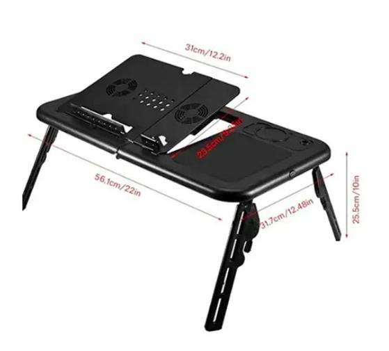 Imagem de Mesa Articulada Notebook Suporte Ergonômico c/ Cooler