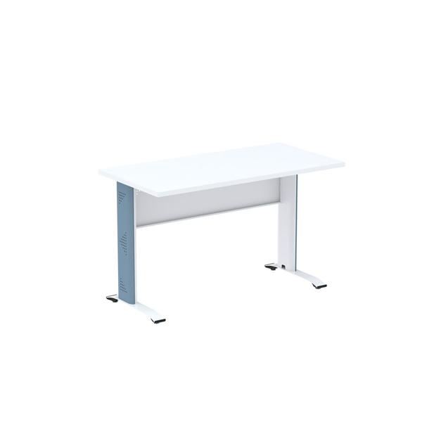 Imagem de Mesa Auxiliar Aretto Pandin 90 Cm Branco e Azul Dali