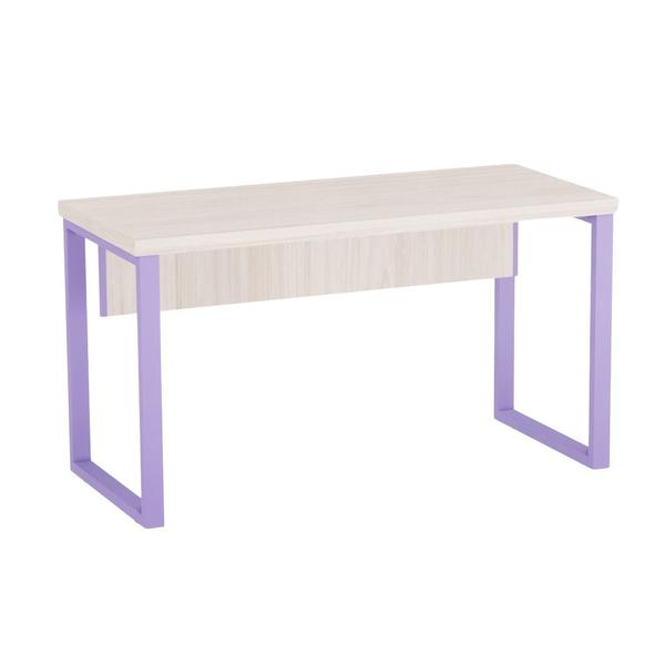 Imagem de Mesa Auxiliar Tubolar PE 40 Pandin 90 Cm Casablanca e Lilas