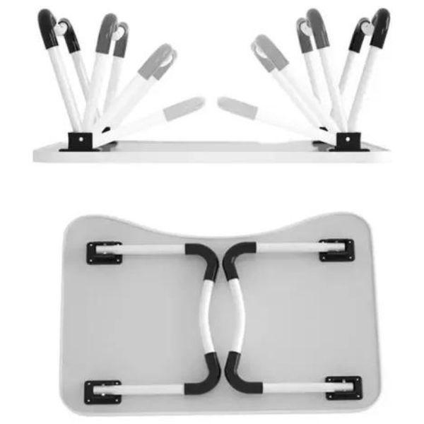 Imagem de Mesa Bege Dobrável  para Notebook e Tablet