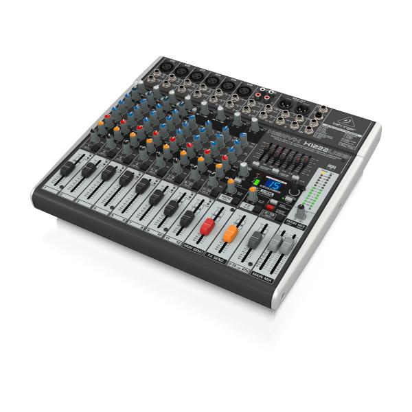 Imagem de Mesa behringer x1222usb fx 4 pre ampli p/ microfone eq 6 entradas balanceadas