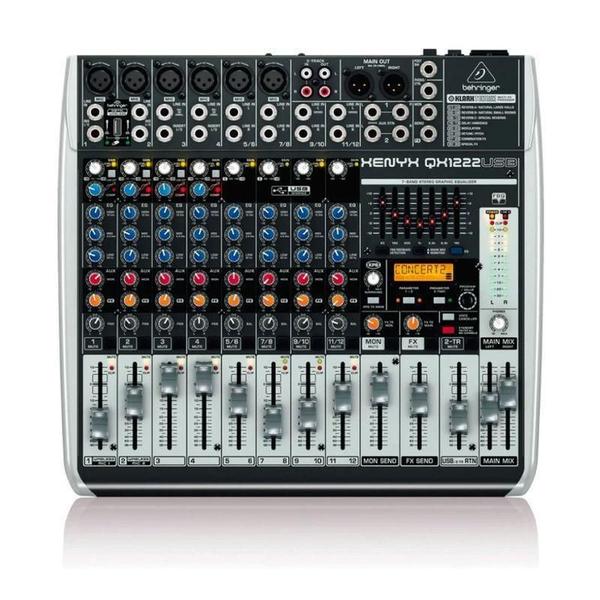 Imagem de Mesa Behringer Xenyx QX1222USB 12 Canais QX1222 Mixer