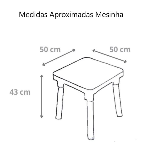 Imagem de Mesa C/Cadeira Infantil Unicórnio +Patinete Cestinha Belinda