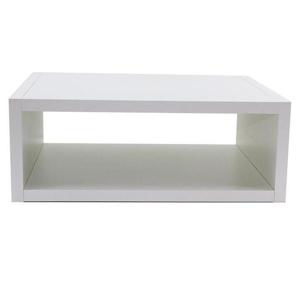 Imagem de Mesa Cabeceira Branca  Suspensa Em Mdf 35X13X20