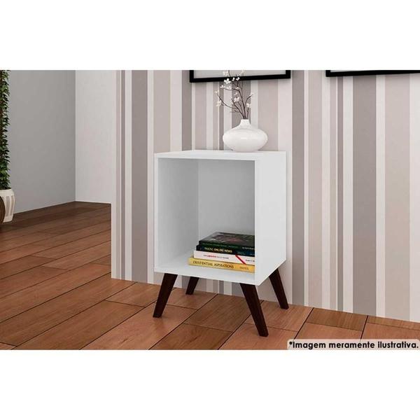 Imagem de Mesa Cabeceira Casal RT3013 Branco - Movelbento