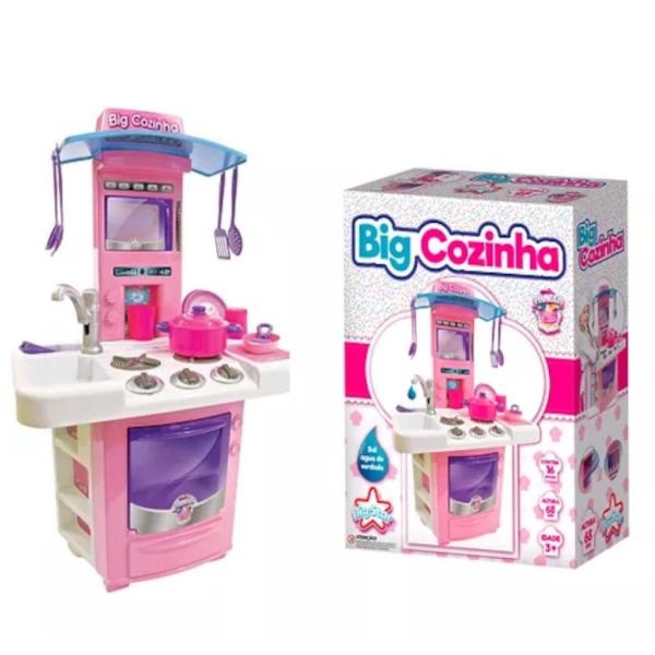 Imagem de Mesa Cadeira Didática Hello Kitty + Chá e Cozinha e Casinha