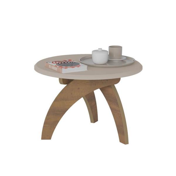 Imagem de Mesa Centro  Jade Cor Off White/Pinho - Artery