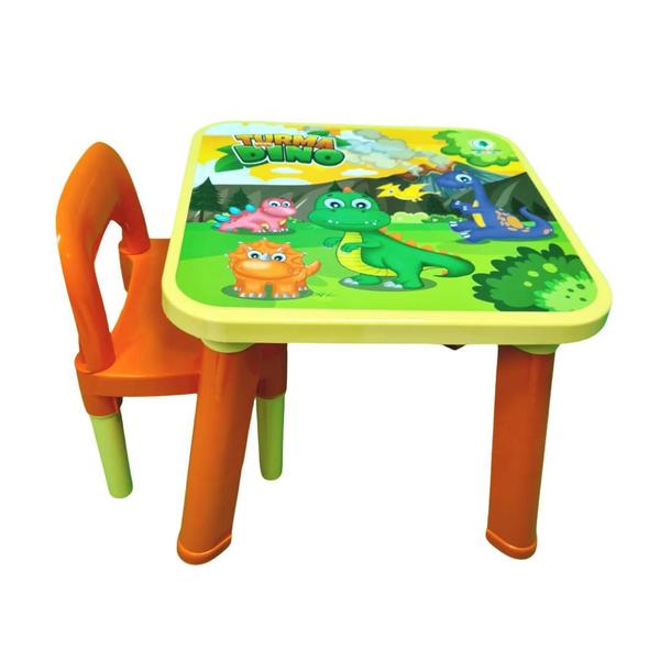 Imagem de Mesa com Cadeira Didática infantil Para Atividades - Monte Líbano