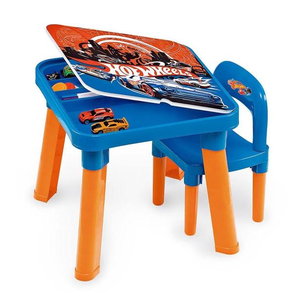 Imagem de Mesa com Cadeira Hot Wheels - Fun Divirta-Se