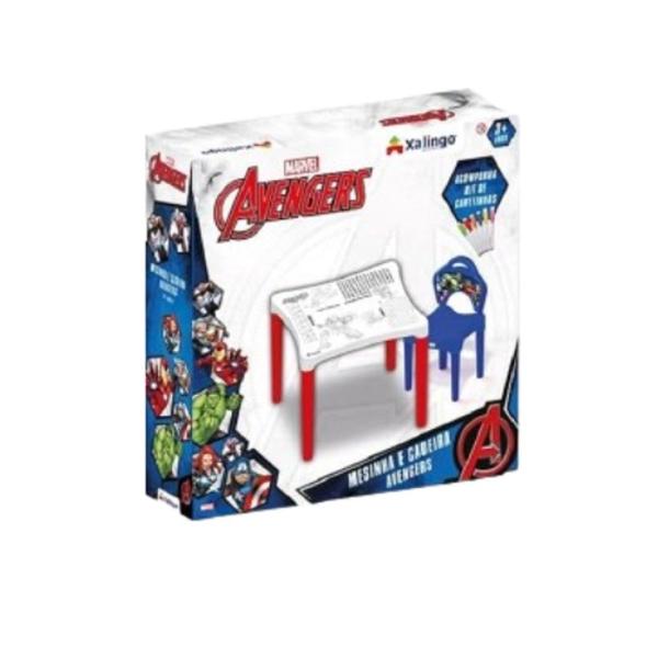 Imagem de Mesa Com Cadeira Para Atividades Desenha E Apaga Avengers