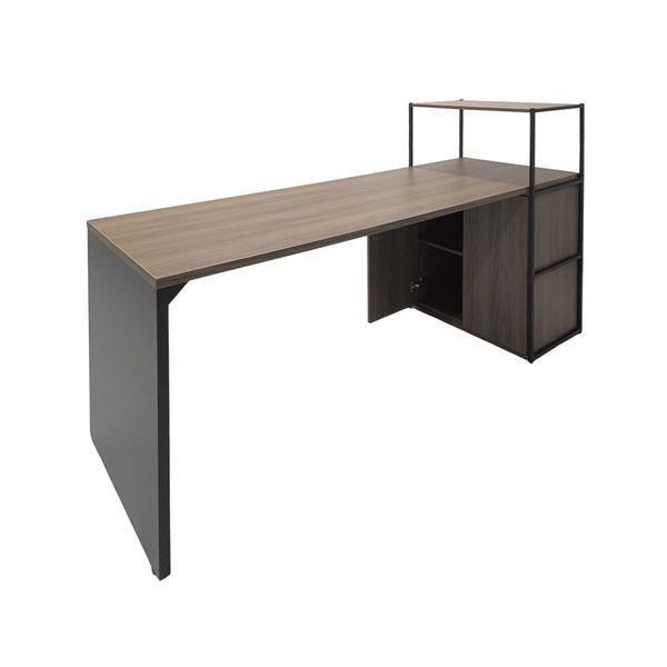 Imagem de Mesa com estante média com armário - euro shelf - 104,5ax170lx36p