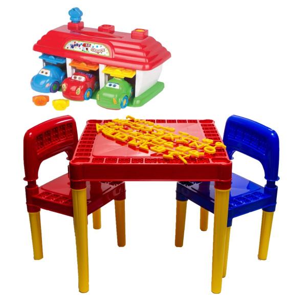 Imagem de Mesa Com Letras E Números Educativa Infantil E Baby Garagem