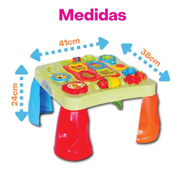 Imagem de  Mesa Criativa Brinquedo Didático Interativa com Som Didática Bebê Infantil