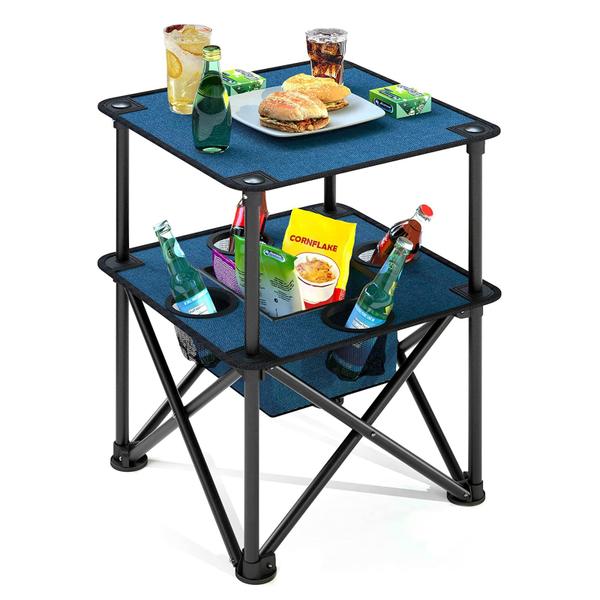 Imagem de Mesa de acampamento dobrável ARMOR CASTLE Portable Outdoor Blue