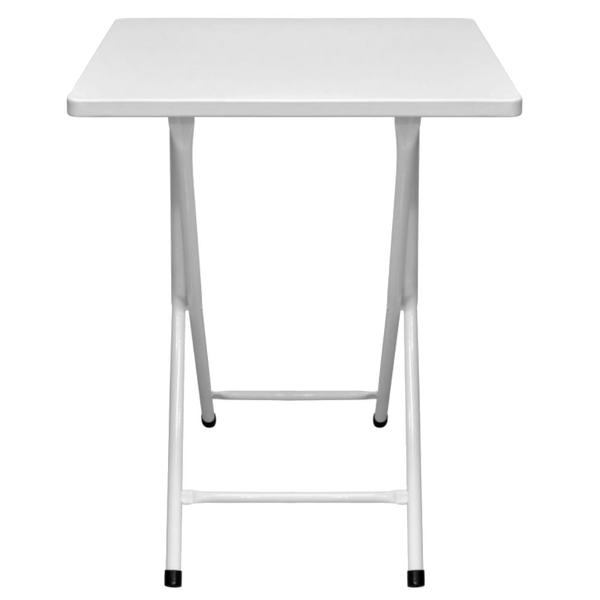 Imagem de Mesa de Aço Dobrável Branca 71x58x58 cm - 10.402.01 - AÇOMIX