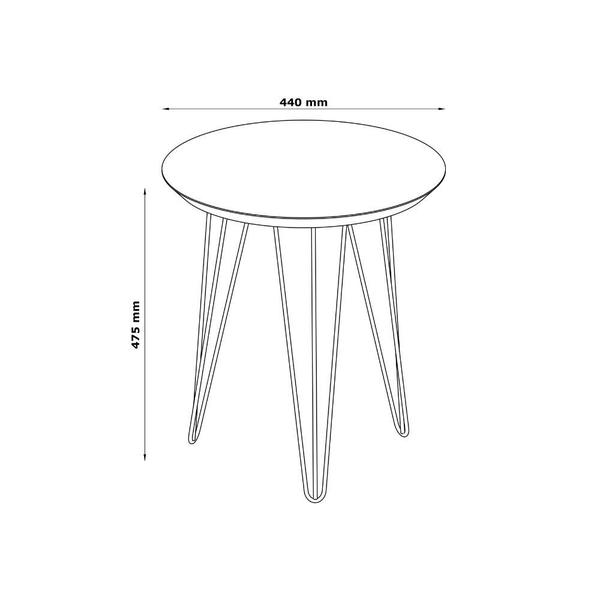 Imagem de Mesa de Apoio Evolution Off-White - Patrimar