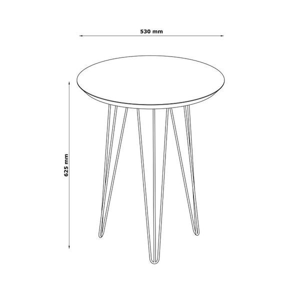 Imagem de Mesa de Apoio Evolution Off-White - Patrimar