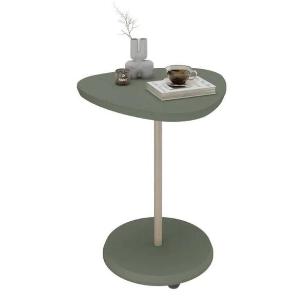 Imagem de Mesa de Apoio Lateral Bel 45cm Verde Menta