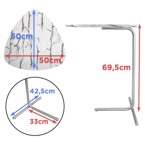 Imagem de Mesa De Apoio Para Sofá Mesa Lateral para Sala Sterling