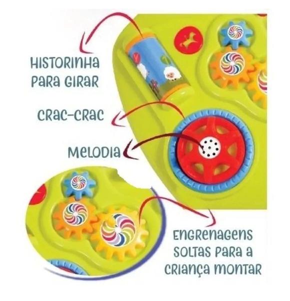 Imagem de Mesa de Atividade Infantil Didática Music Table Com Som - Tateti Calesita