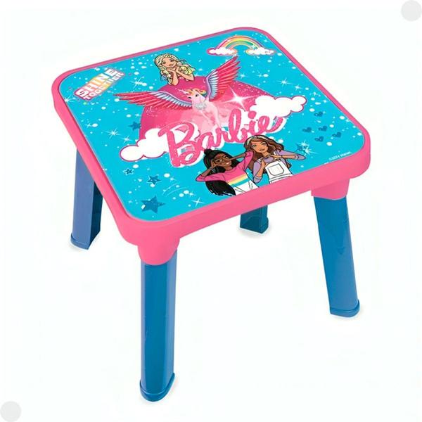 Imagem de Mesa De Atividades Barbie C/ Cadeira Rosa F01640 - Fun - Fun Divirta-se