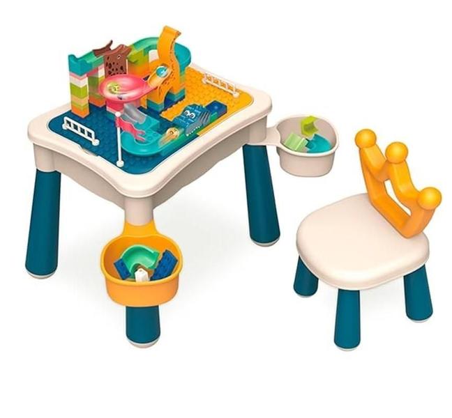 Mesa De Atividades Divertida Cadeira Blok Blok - Zoop Toys Imagem de Mesa De Atividades Divertida Cadeira Blok Blok - Zoop Toys