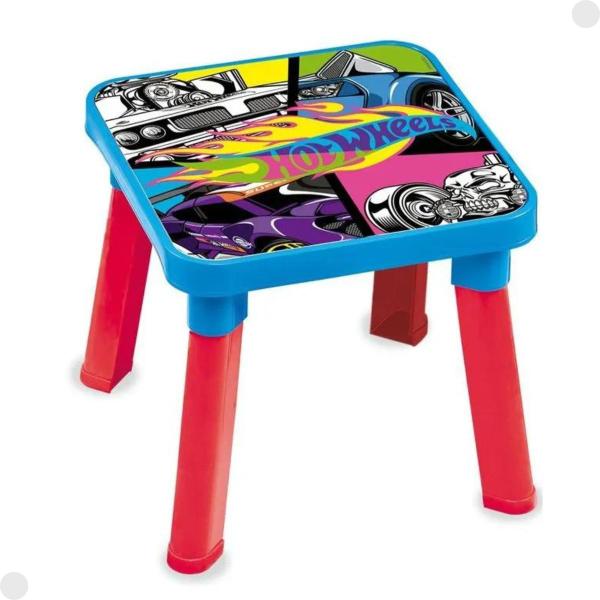 Imagem de Mesa de Atividades Hot Wheels C/ Cadeira F0164-1 - Fun Divirta se