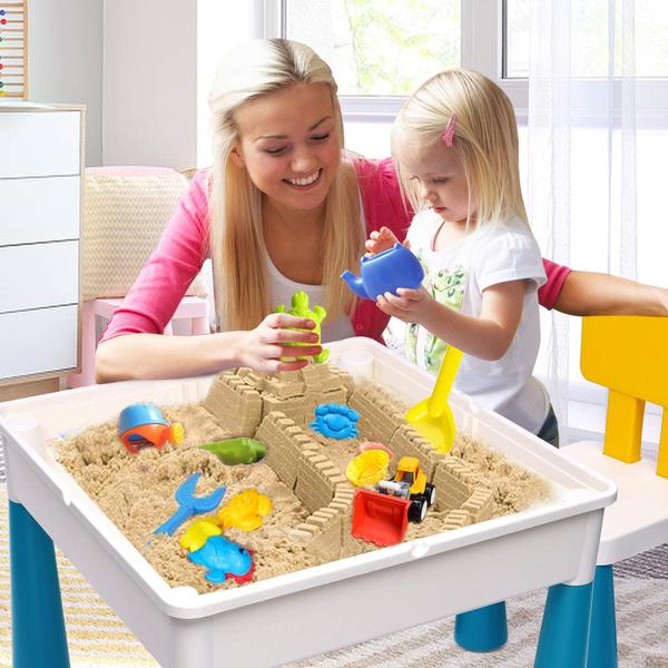 Imagem de Mesa de atividades OCATO Kids com cadeira e 152 peças Marble Run 2-10Y