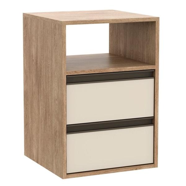 Imagem de Mesa de Cabeceira 2 Gavetas 100 MDF Select Belmax