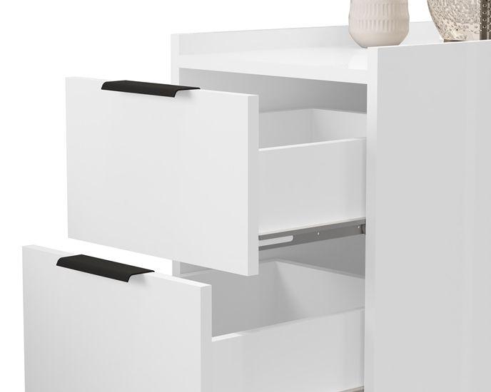 Imagem de Mesa de Cabeceira Ape Pés Palito Off white / Cinamomo - Comprar Moveis em Casa