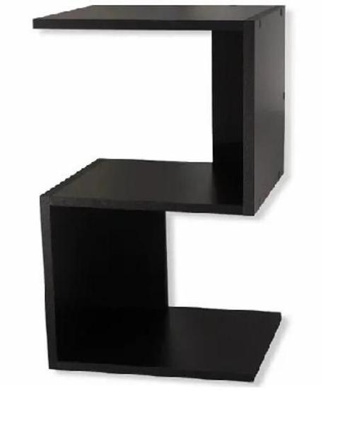 Imagem de Mesa De Cabeceira Em S Preto Em Mdf Tx 60X25X25