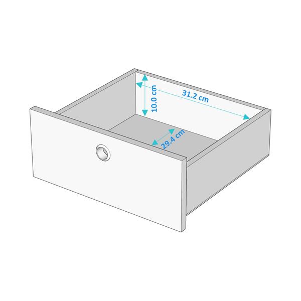 Imagem de Mesa de Cabeceira Luxo New 4 Gavetas Multiuso Classic