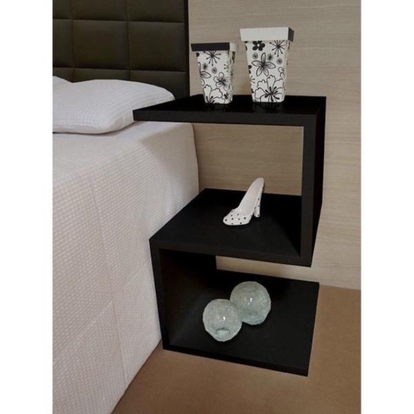 Imagem de Mesa De Cabeceira Moderna Quarto S ou Z Mdf Decorativa