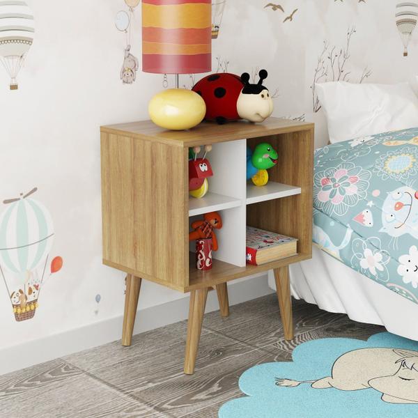 Imagem de Mesa de Cabeceira para Quarto Infantil Angel Espresso Móveis