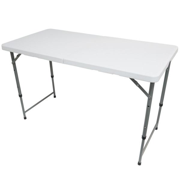 Imagem de Mesa de Camping Praia Dobrável 122x61 para 4 Pessoas em Aço e Vira Maleta Importway Iwmcd