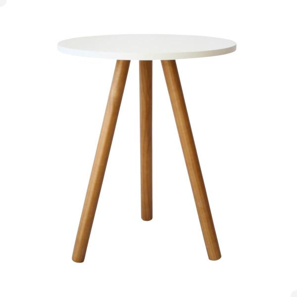 Imagem de Mesa de Canto Decoração Mesinha Lateral Retro Apoio Para Sofa Mdf