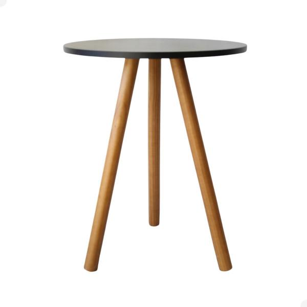 Imagem de Mesa de Canto Decoração Mesinha Lateral Retro Apoio Para Sofa Mdf