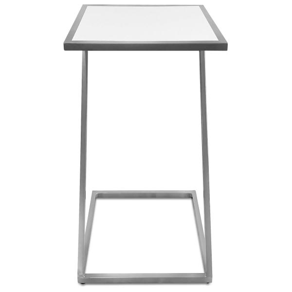 Imagem de Mesa De Canto Modelo Industrial Lateral em Z Sieger Decoração Para Sala