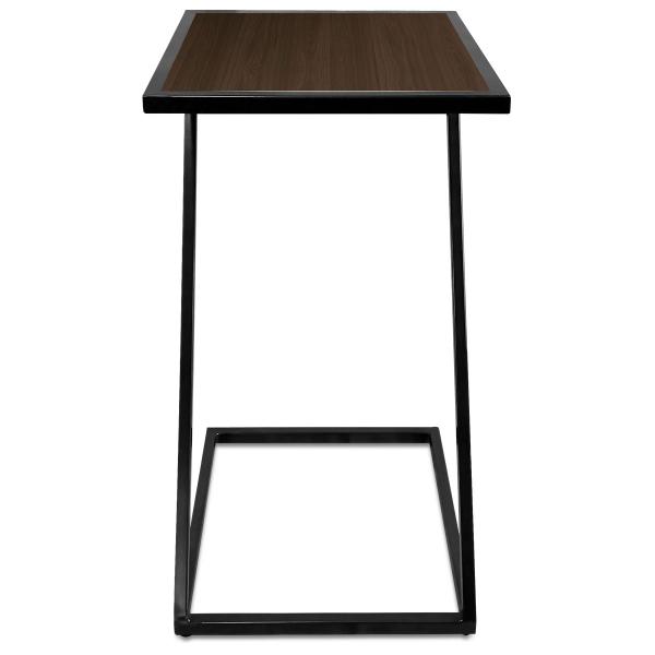 Imagem de Mesa De Canto Modelo Industrial Lateral em Z Sieger Decoração Para Sala