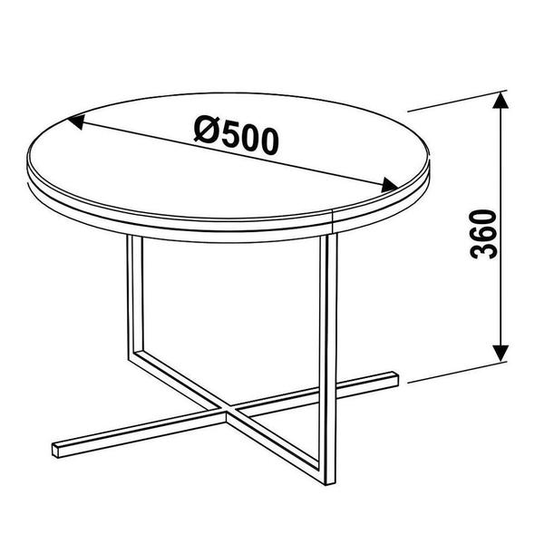 Imagem de Mesa De Centro Baixa Volpi 24816 Branco