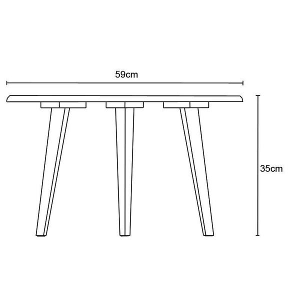 Imagem de Mesa de Centro Brilhante Off White - Bechara